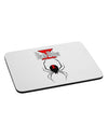 Black Widow Spider Design - Logo Mousepad-TooLoud-White-Davson Sales