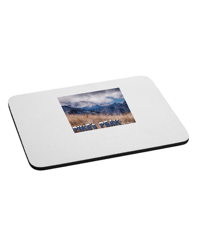 Pikes Peak CO Mountains Text Mousepad by TooLoud-TooLoud-White-Davson Sales