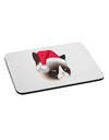 Santa Hat Disgruntled Siamese Cat Mousepad by TooLoud-TooLoud-White-Davson Sales