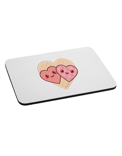 Super Cute Kawaii Hearts Mousepad-TooLoud-White-Davson Sales