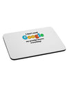 I Don't Need Google - Grandpa Mousepad-TooLoud-White-Davson Sales