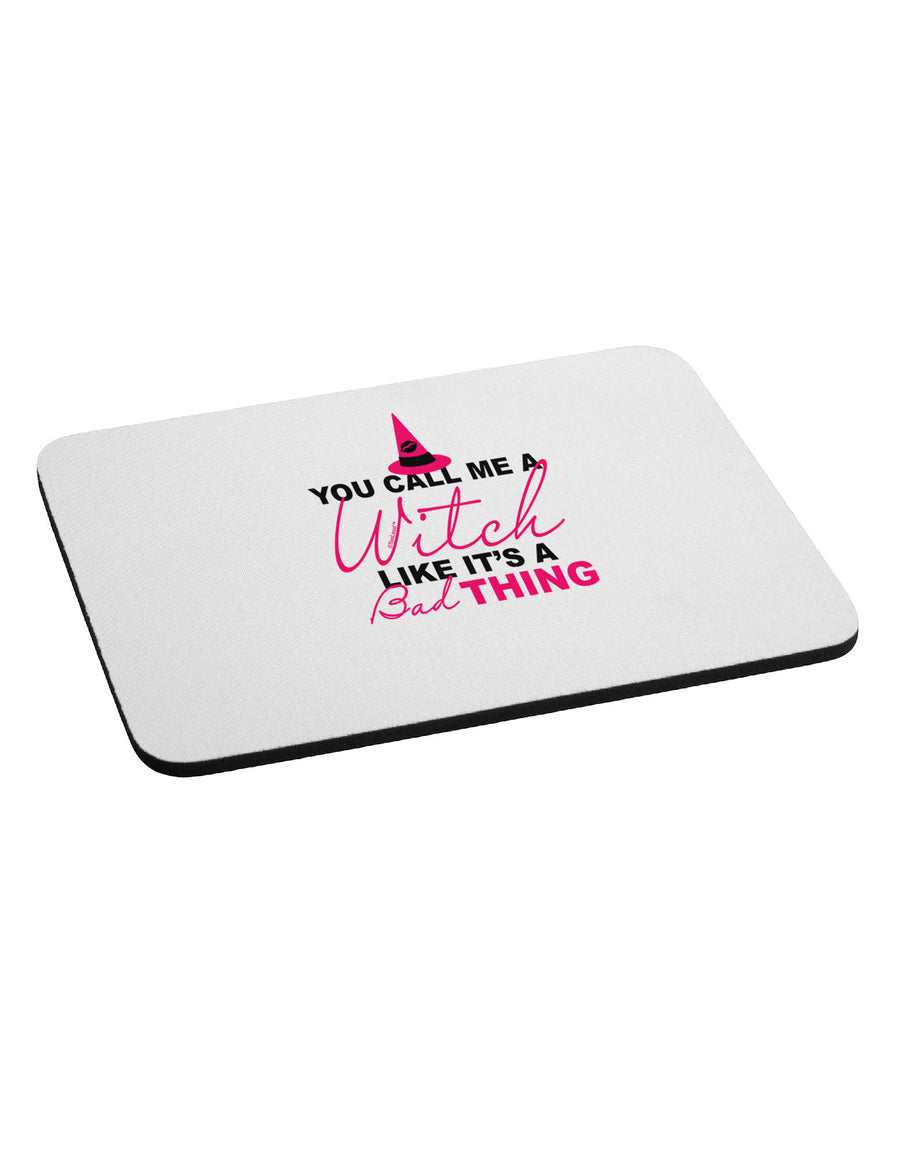 Witch - Bad Thing Text Mousepad-TooLoud-White-Davson Sales