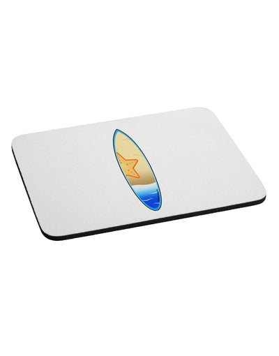 Starfish Surfboard Mousepad by TooLoud-TooLoud-White-Davson Sales