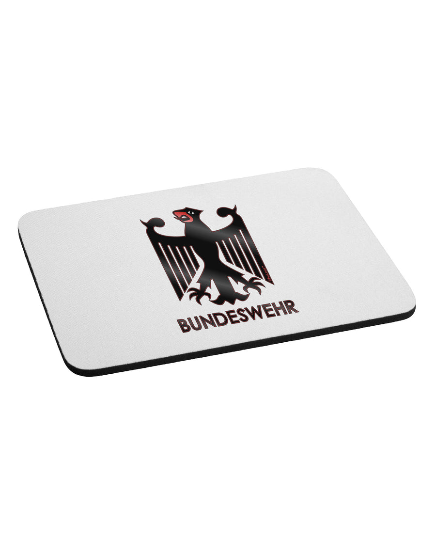 Bundeswehr Logo with Text Mousepad-TooLoud-White-Davson Sales