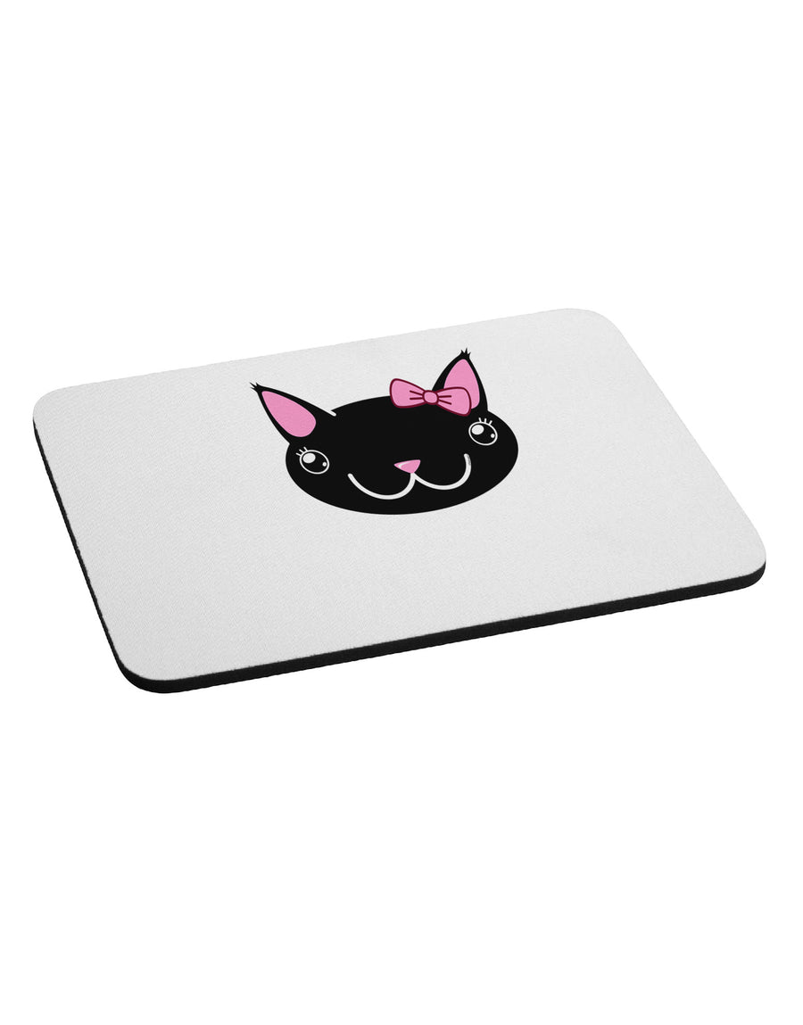 Kyu-T Head - Night Kawaia the Cute Girl Critter Mousepad-TooLoud-White-Davson Sales