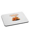 Carve your pumpkin Mousepad-TooLoud-White-Davson Sales