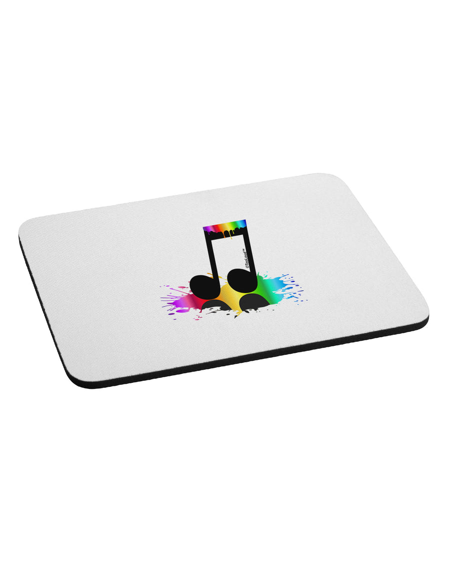 Paint Music Note Mousepad-TooLoud-White-Davson Sales