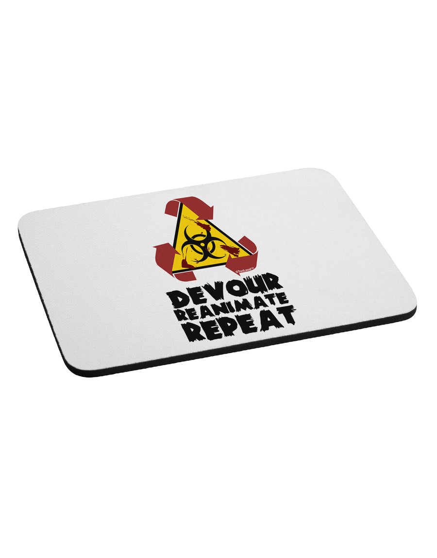 Devour Reanimate Repeat Mousepad by TooLoud-TooLoud-White-Davson Sales