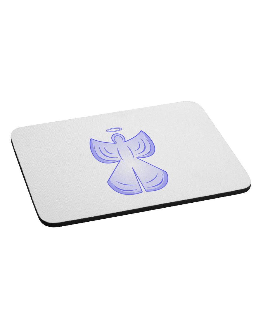 Snow Angel Design - Winter Mousepad-TooLoud-White-Davson Sales