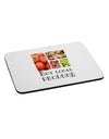 Buy Local Produce Text Mousepad-TooLoud-White-Davson Sales