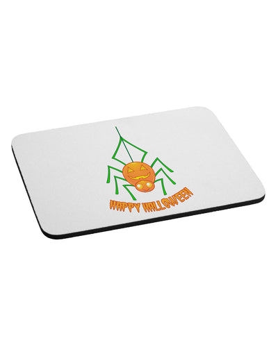 Cute Pumpkin Spider - Happy Halloween Mousepad-TooLoud-White-Davson Sales