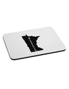 Minnesota - United States Shape Mousepad-TooLoud-White-Davson Sales