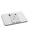 Merry Christmas Shining Night Stars Mousepad-TooLoud-White-Davson Sales