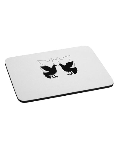 Four Calling Birds Mousepad-TooLoud-White-Davson Sales