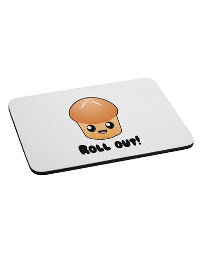 Roll Out Cute Roll Mousepad-TooLoud-White-Davson Sales