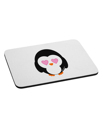 Cute Penguin - Heart Eyes Mousepad by TooLoud-TooLoud-White-Davson Sales