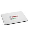 Naughty or Nice Christmas - Naughty and Nice Mousepad-TooLoud-White-Davson Sales