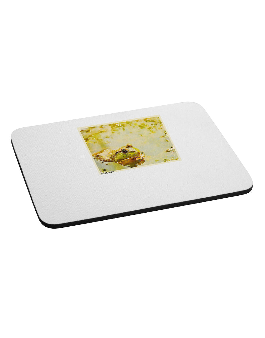 Bullfrog In Watercolor Mousepad by TooLoud-TooLoud-White-Davson Sales