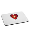 Water Droplet Heart Red Mousepad by TooLoud-TooLoud-White-Davson Sales