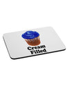 Cream Filled Blue Cupcake Design Mousepad by TooLoud-TooLoud-White-Davson Sales