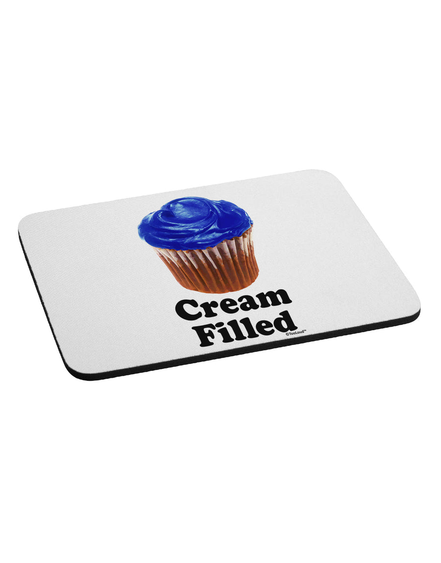 Cream Filled Blue Cupcake Design Mousepad by TooLoud-TooLoud-White-Davson Sales