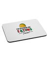 I'd Rather - Tacos Mousepad-TooLoud-White-Davson Sales