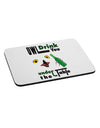 Owl Drink You Under the Table Mousepad-TooLoud-White-Davson Sales