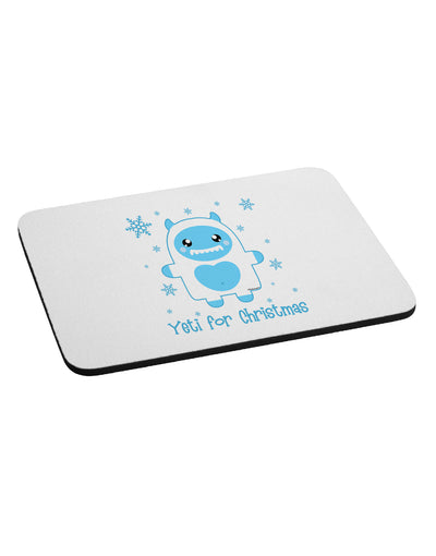 Yeti (Ready) for Christmas - Abominable Snowman Mousepad-TooLoud-White-Davson Sales