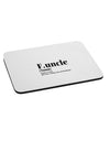 Funcle - Fun Uncle Mousepad by TooLoud-TooLoud-White-Davson Sales