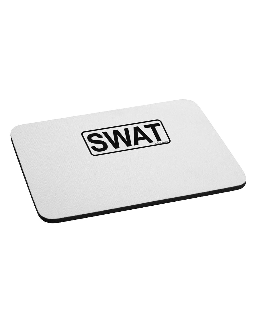 SWAT Team Logo - Text Mousepad by TooLoud-TooLoud-White-Davson Sales