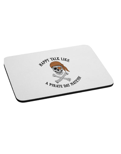 Pirate Day Mateys Mousepad-TooLoud-White-Davson Sales