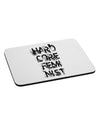 Hardcore Feminist Mousepad-TooLoud-White-Davson Sales