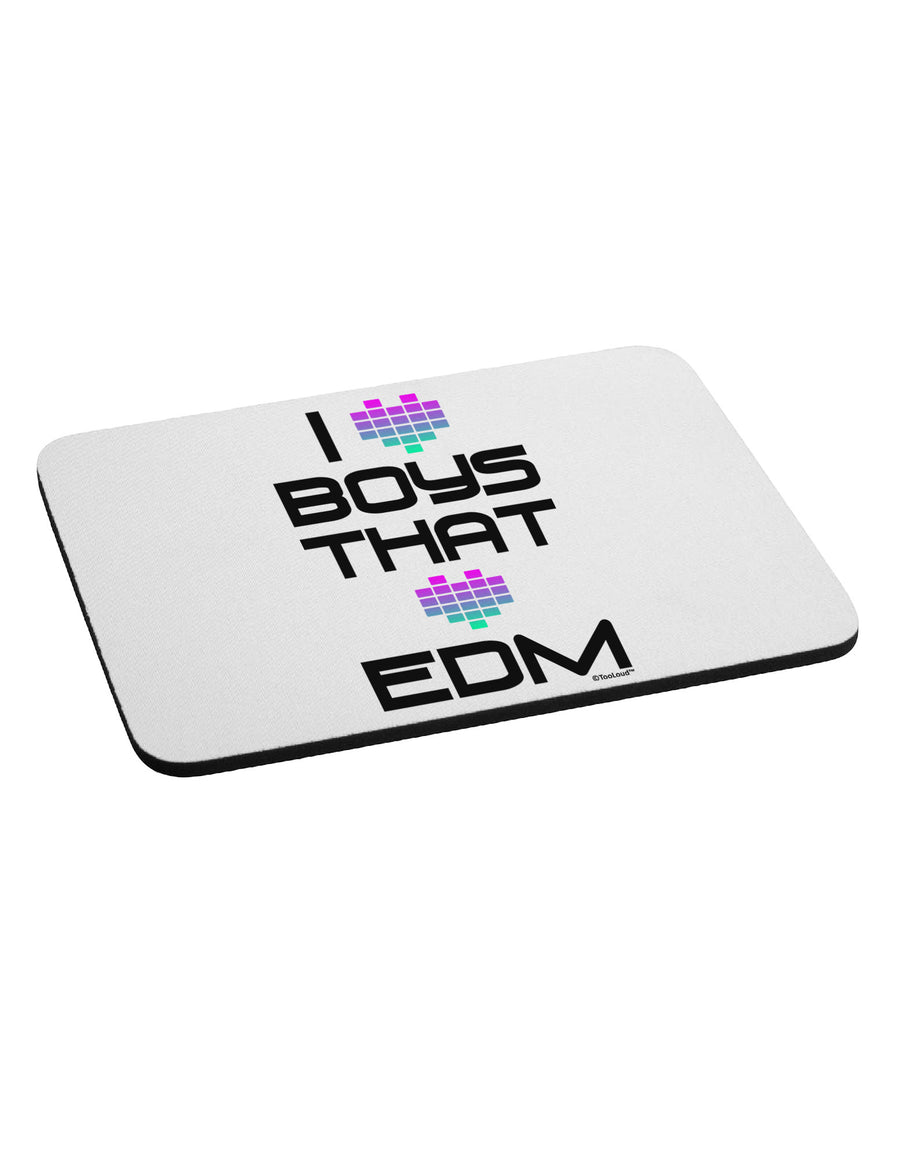 I Heart Boys That Heart EDM Mousepad-TooLoud-White-Davson Sales