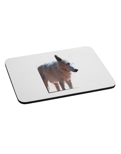 Magnificent Full White Wolf Mousepad-TooLoud-White-Davson Sales