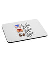 Wiggle Wiggle Wiggle - Twerk Color Mousepad-TooLoud-White-Davson Sales