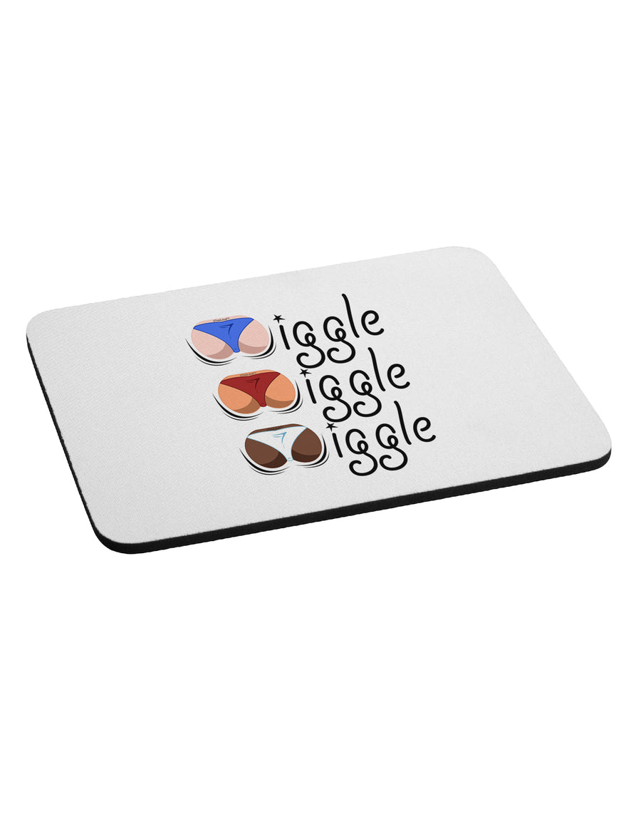 Wiggle Wiggle Wiggle - Twerk Color Mousepad-TooLoud-White-Davson Sales