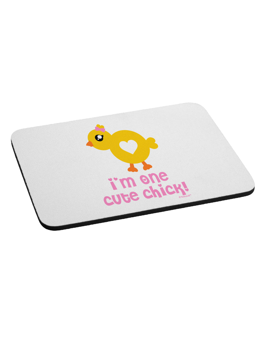 I'm One Cute Chick Mousepad by TooLoud-TooLoud-White-Davson Sales