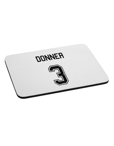 Reindeer Jersey - Donner 3 Mousepad-TooLoud-White-Davson Sales