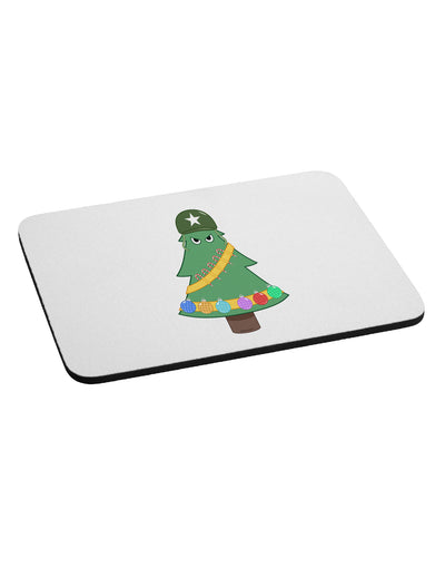 Christmas Tree Armed Design Mousepad-TooLoud-White-Davson Sales