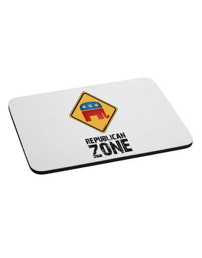 Republican Zone Mousepad-TooLoud-White-Davson Sales