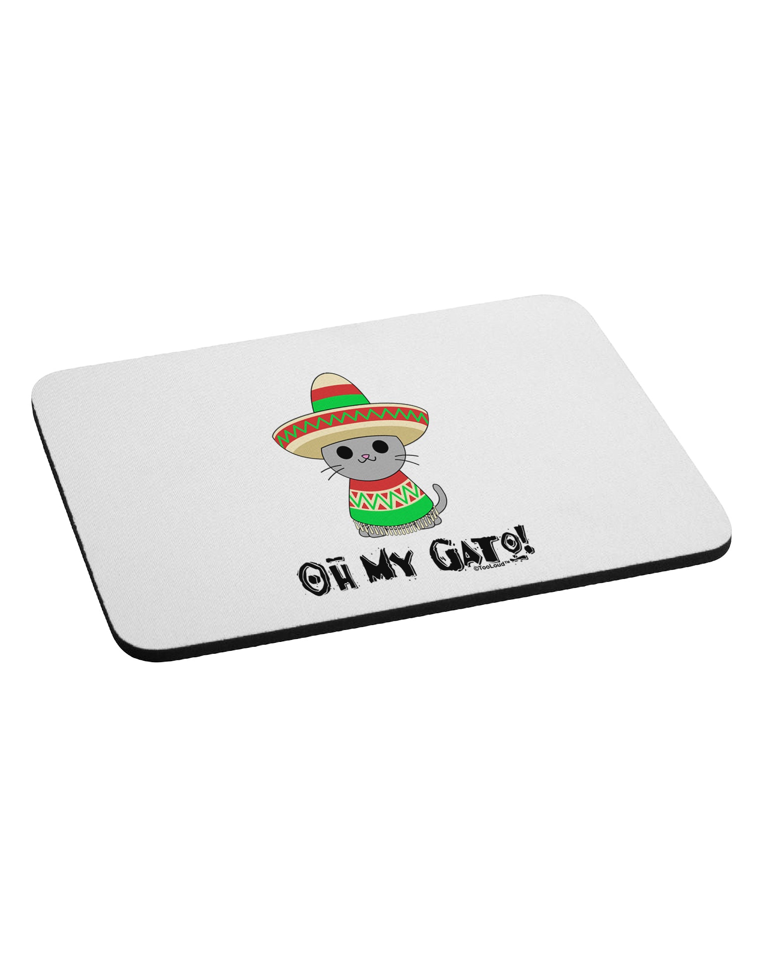 Oh My Gato - Cinco De Mayo Mousepad by TooLoud-TooLoud-White-Davson Sales