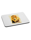 Lion Watercolor 4 Mousepad-TooLoud-White-Davson Sales