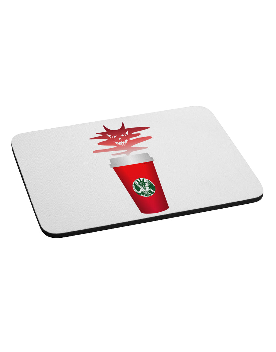 Red Cup Satan Coffee Mousepad by TooLoud