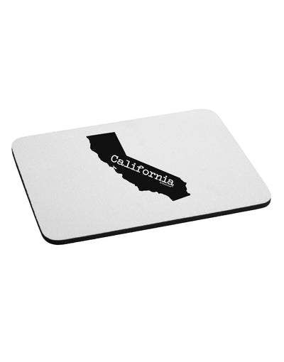 California - United States Shape Mousepad-TooLoud-White-Davson Sales