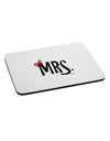 Matching Mr and Mrs Design - Mrs Bow Mousepad by TooLoud-TooLoud-White-Davson Sales