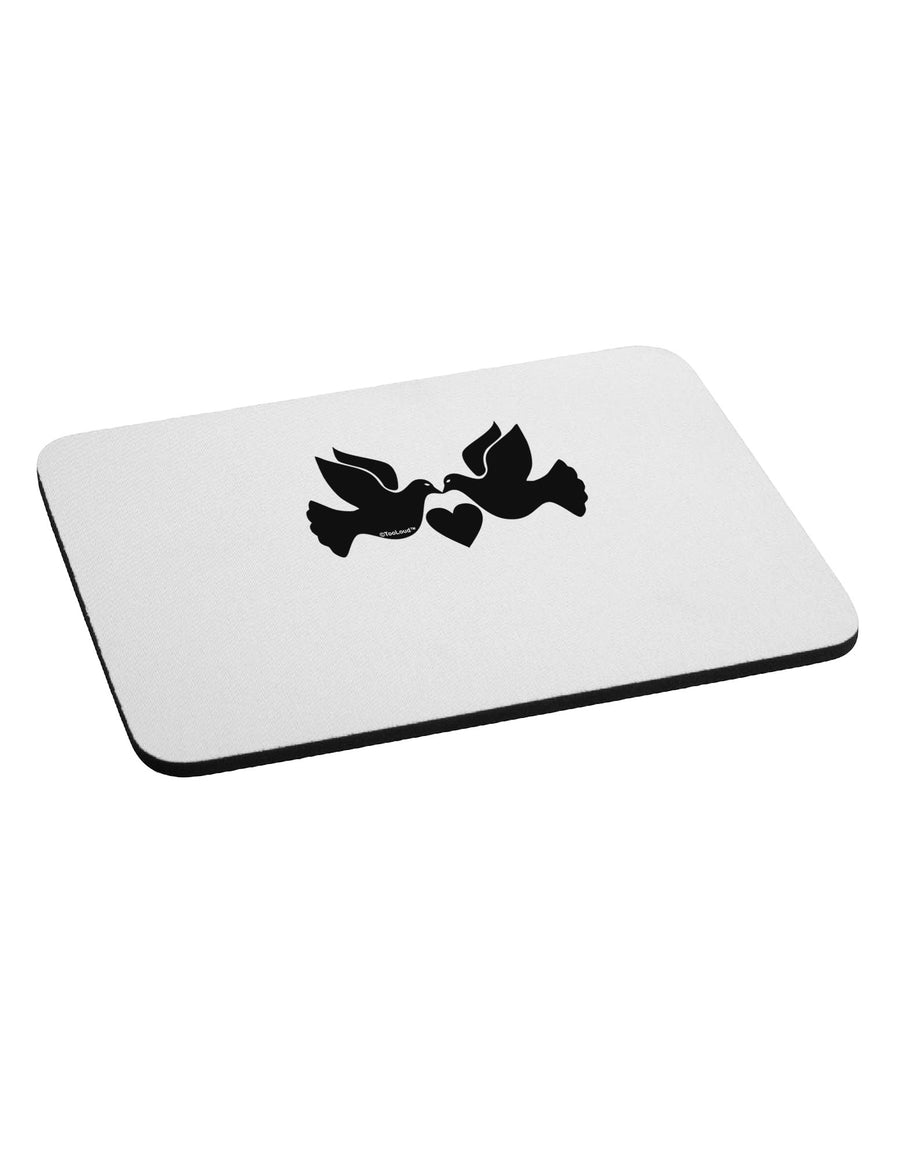 Two Turtle Doves Mousepad-TooLoud-White-Davson Sales