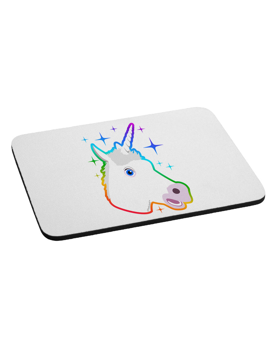 Magical Rainbow Sparkle Unicorn Mousepad-TooLoud-White-Davson Sales