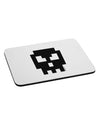 Retro 8-Bit Skull Mousepad-TooLoud-White-Davson Sales