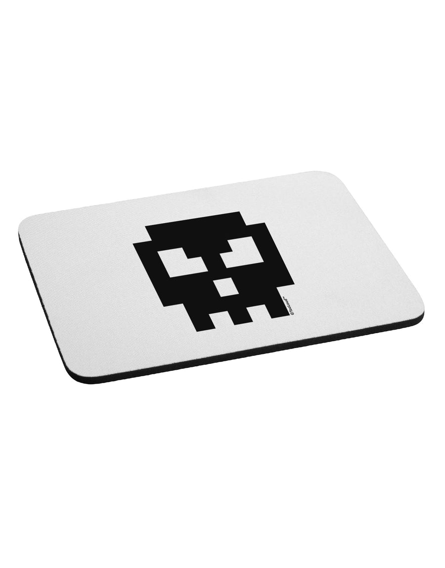 Retro 8-Bit Skull Mousepad-TooLoud-White-Davson Sales