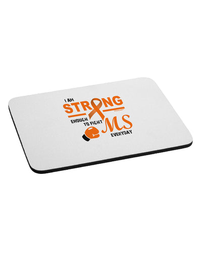 MS - I Am Strong Mousepad-TooLoud-White-Davson Sales